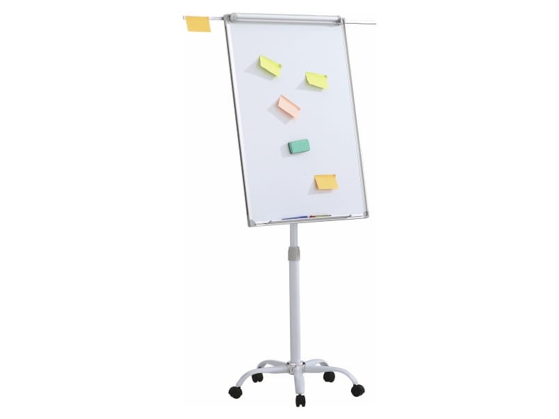 Flipchart tablica mobilna 70x100cm suchościeralno-magnetyczny z wyciąganymi ramionami-112952