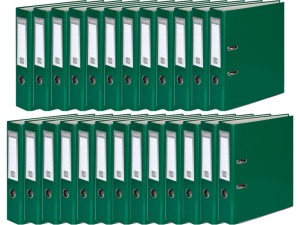 Segregator Vaupe A4/75 okuty zielony 25 sztuk