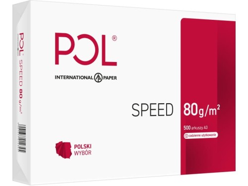 Papier ksero POLspeed A3 80g klasa C