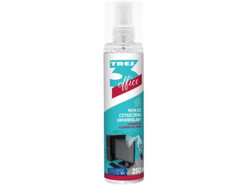 Płyn do czyszczenia uniwersalny Tres 250ml ze ścierką