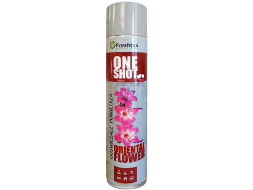 Odświeżacz powietrza Freshtek One Shot Oriental flower 600 ml