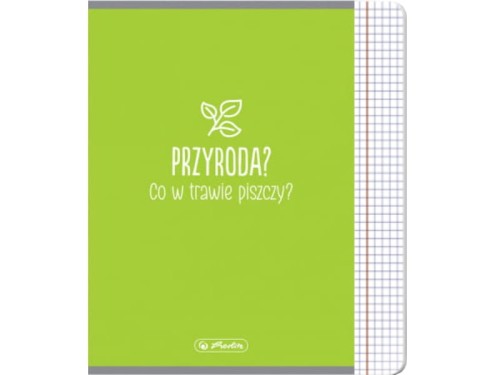 Zeszyt Herlitz przedmiotowy ze ściągą w kratkę do przyrody A5 60 kartek