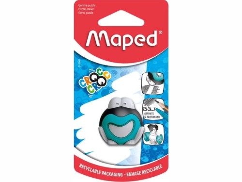 Gumka do wycierania Maped Croc Croc puzzle żaba niebieska