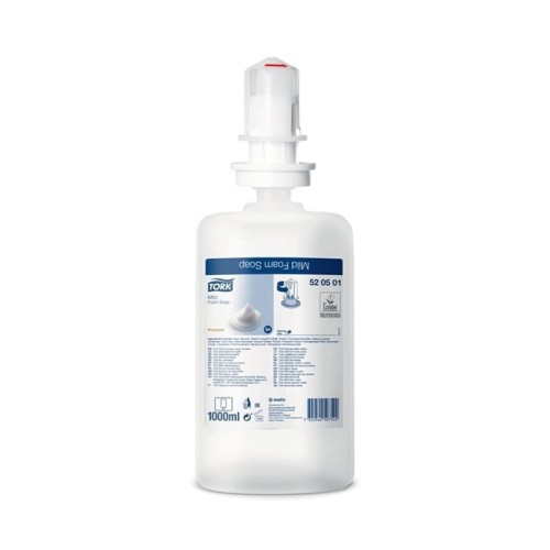 Mydło w pianie 1,0l TORK do dozownika S4 PREMIUM delikatne /520501/