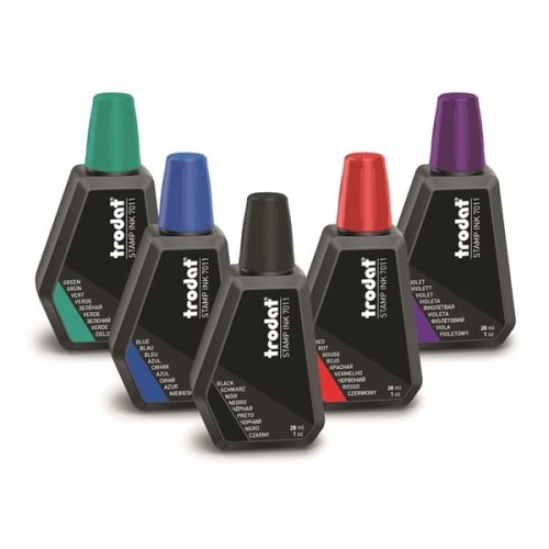 Tusz do pieczątek/stempli 28ml TRODAT 7011 niebieski 1szt. /TR7011NI/