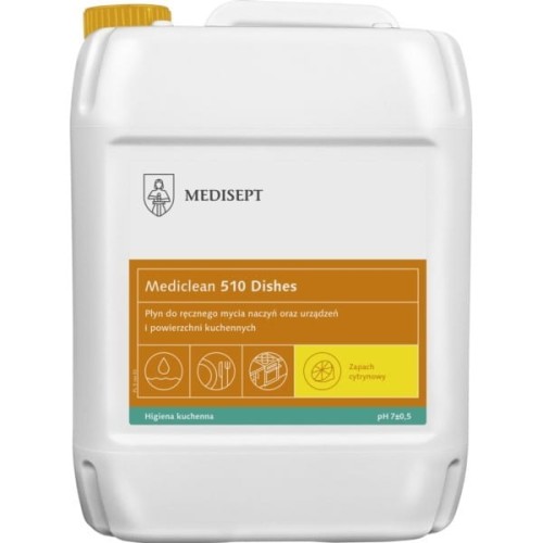 Płyn do naczyń 5,0l MEDICLEAN cytrynowy /510/