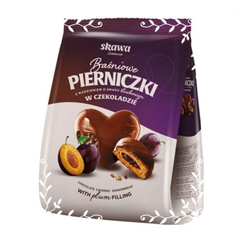 Pierniki w czekoladzie baśniowe śliwkowe SKAWA 150g