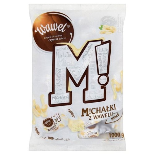 Cukierki/czekoladki/praliny MICHAŁKI WAWEL białe 1kg