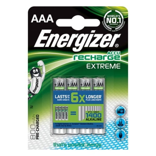 Akumulator ENERGIZER EXTREME AAA HR03 1,2V 800 MAH 4szt /EN-416879/