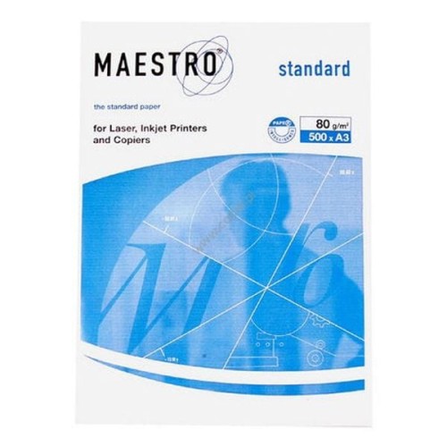 Papier ksero biały A3/80 klasa C CIE146 Maestro Standard/Happy Office