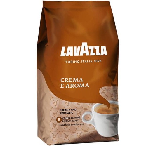 Kawa ziarnista 1,0kg LAVAZZA CREMA E AROMA złota 50% ARABICA 50% ROBUSTA
