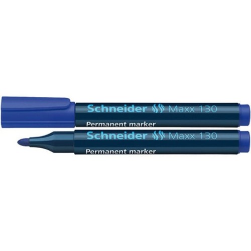 Marker permanentny SCHNEIDER Maxx 130, okrągły, 1-3 mm, niebieski