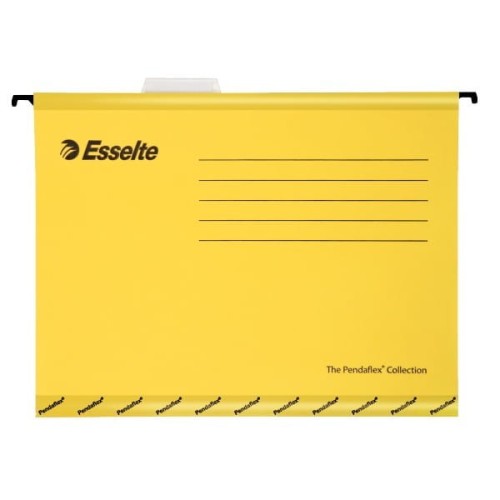 Teczka zawieszkowa ESSELTE A4 kolekcja PENDAFLEX standard żółta /90314/