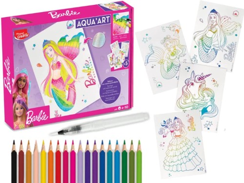 Zestaw kreatywny MAPED CREATIVE obrazy akwarelowe motyw BARBIE /907063/