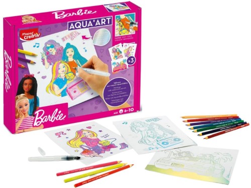 Obrazy akwarelowe Maped Creativ Aqua Art motyw Barbie