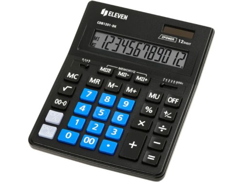 Kalkulator biurowy Eleven CD-B1201BK-BL niebieski