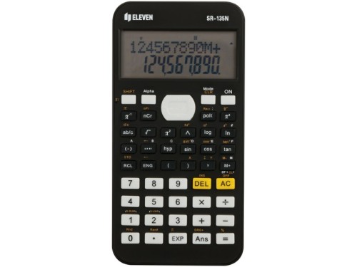 Kalkulator naukowy Eleven SR-135N czarny