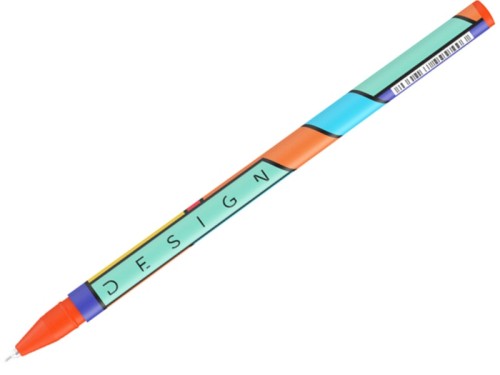 Długopis ze skuwką Berlingo Color Block niebieski 0.7mm mix