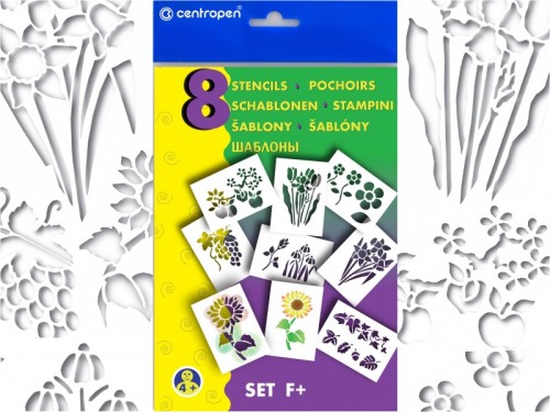Szablony Centropen "F+" Stencils 9996