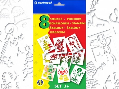 Szablony Centropen "J+" Stencils 9996