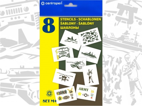 Szablony Centropen "M+" Stencils 9996