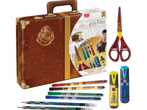 Zestaw artykułów szkolnych Maped Harry Potter w walizeczce 13 elementów