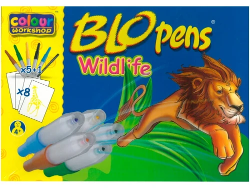 Dmuchane mazaki Centropen Blopens Wildlife 6 + 8 szablonów