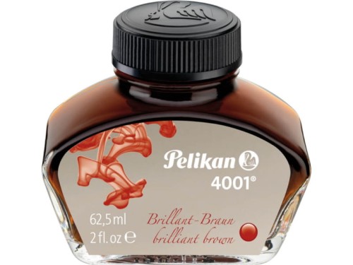 Atrament do piór Pelikan 4001 brązowy 62,5ml