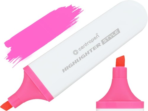 Zakreślacz Centropen Style Fluo 6252 różowy