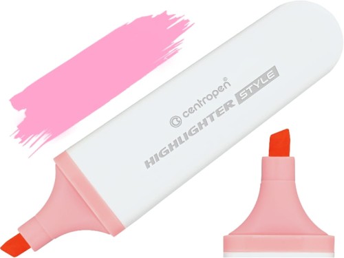 Zakreślacz Centropen Style Soft 6252 pastel różowy