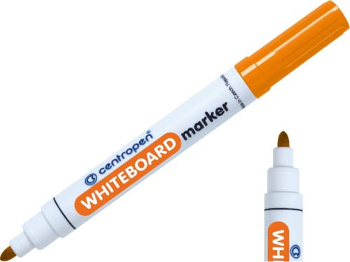 Marker suchościeralny Centropen 8559 okrągły 2,5mm pomarańczowy