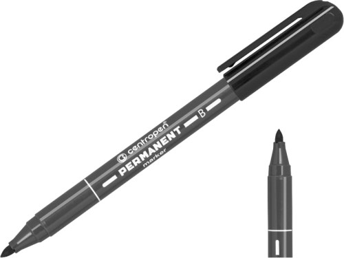 Marker permanentny Centropen 2836 gruby czarny 2mm