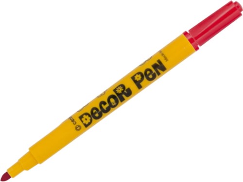 Marker do dekorowania ceramiki szkla plastiku Centropen 2738 czerwony