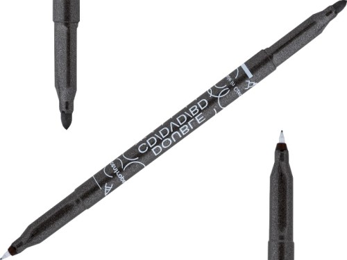 Marker do płyt CD DVD BD Centropen 3616 dwustronny 0,6 i 2,5 mm czarny