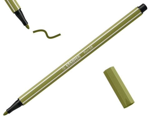 Flamaster Stabilo Pen 68 błotnista zieleń
