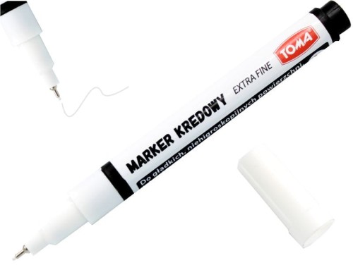 Marker kredowy TOMA TO-289 Extra fine biały