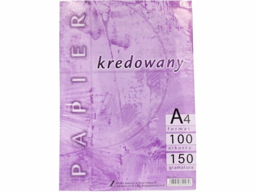 Papier Kreska A4 kredowany 150g 100 arkuszy