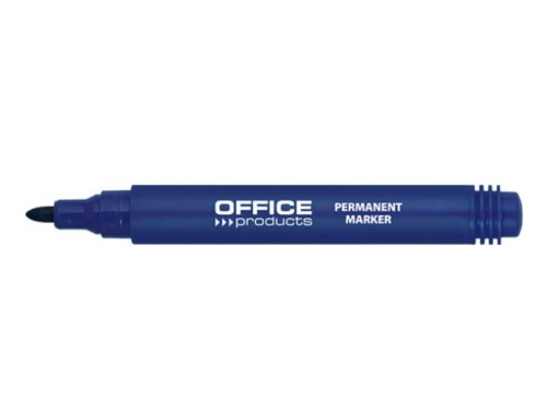 Marker permanentny OFFICE okrągły 1-3mm niebieski