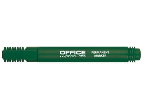 Marker permanentny ścięty 1,0-5,0mm OFFICE PRODUCTS zielony /17071311-02/