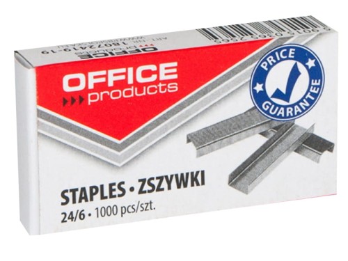 Zszywki OFFICE PRODUCTS 24/6 1000 sztuk