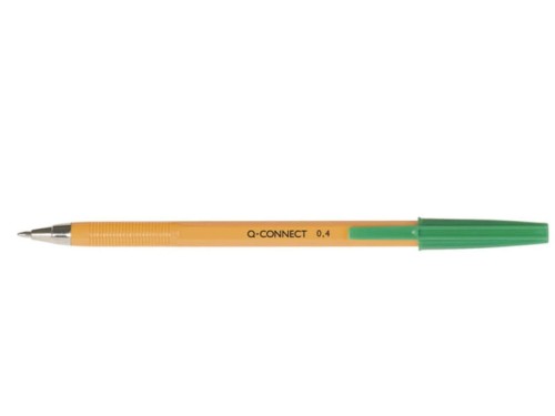 Długopis Q-CONNECT 0,4mm zielony 