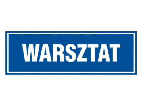 Tablica PB050 BH PN 10x30cm Warsztat