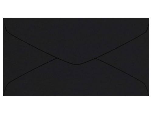 Koperta ozdobna DL 110x220mm perłowa czarna 150g 10szt. /280177/