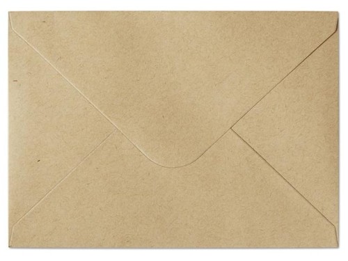 Koperta ozdobna C5 Nature ciemny beż 120g/m2 10 sztuk