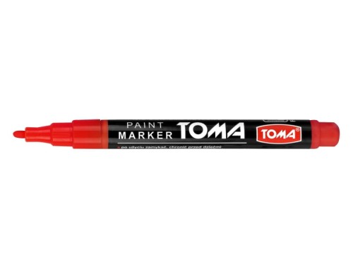 Marker olejowy Toma TO-441 1,5mm fine czerwony