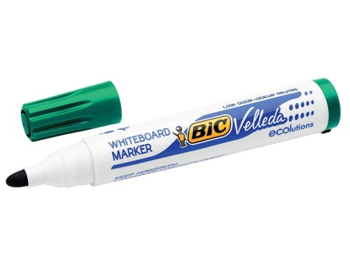 Marker suchościeralny Bic Velleda okrągły zielony