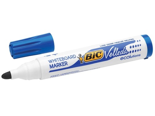 Marker suchościeralny Bic Velleda okrągły niebieski