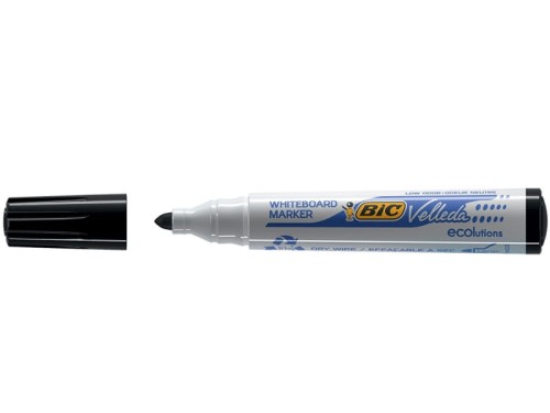 Marker suchościeralny Bic Velleda okrągły czarny 1szt.