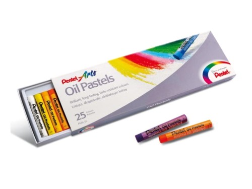 Pastele olejne Pentel PHN-25 25 kolorów