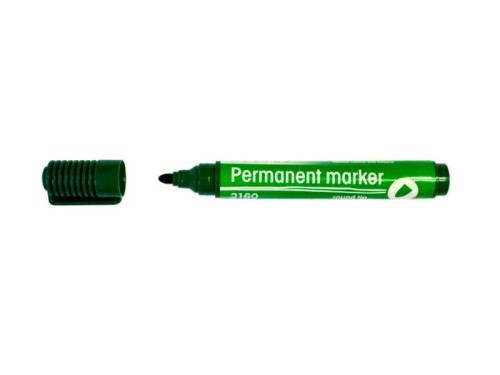Marker permanentny D.RECT okrągły zielony
